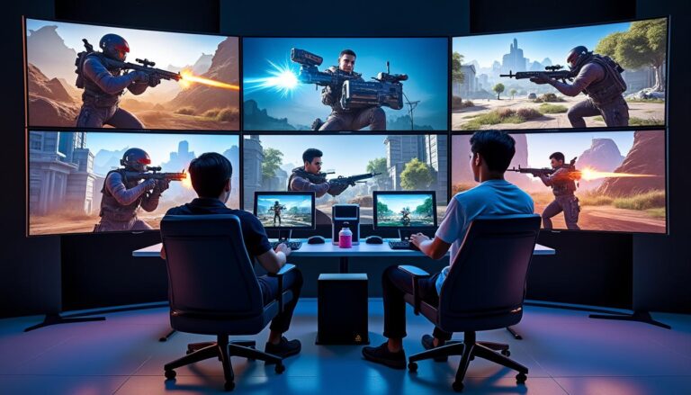 découvrez les meilleurs jeux de tir proposant le crossplay et la cross-progression, pour jouer avec vos amis sur différentes plateformes et conserver votre progression partout.