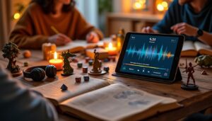 découvrez comment créer une ambiance immersive pour vos sessions de jeu de rôle avec nos playlists, bruitages et astuces audio.
